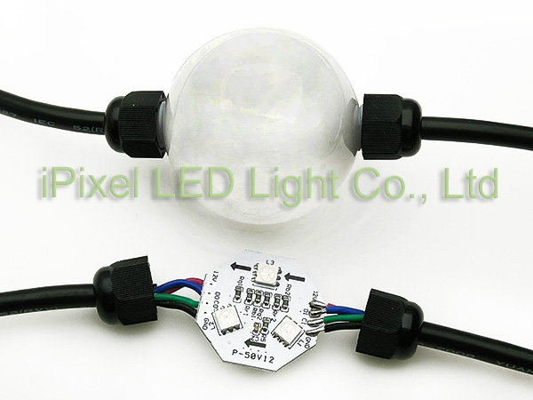 50mm LED Pixel Ball String