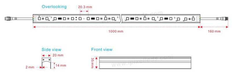 Ultra Thin Dmx LED Bar