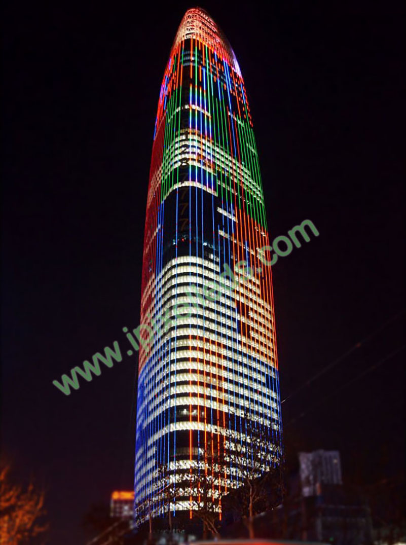 Building Illumination in Jinan Greenland center