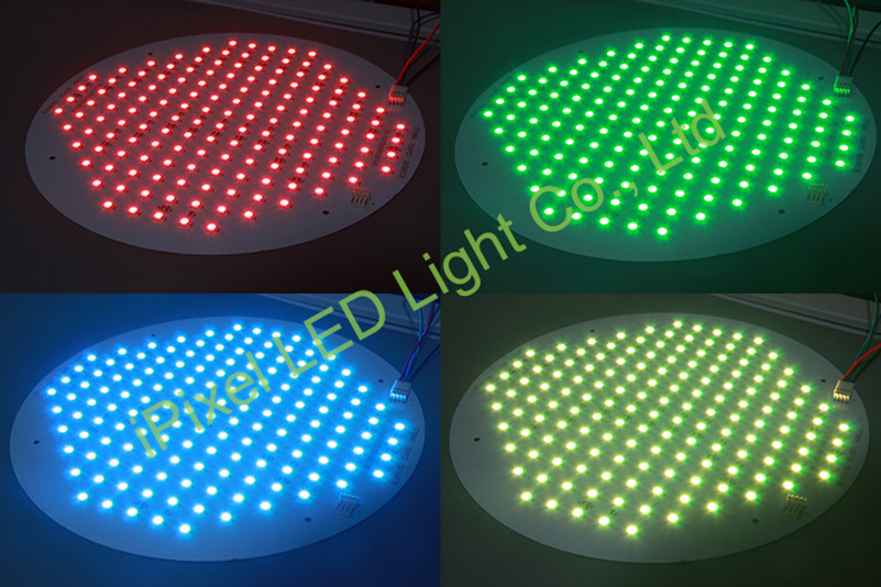 simple RGB disk / round matrix