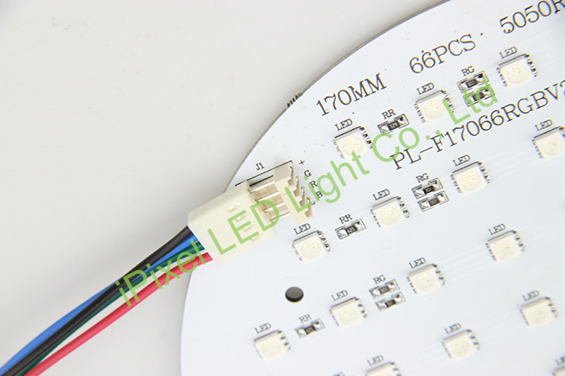 simple RGB disk / round matrix