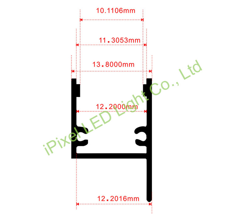 Custom led alu profile for led rigid pcb