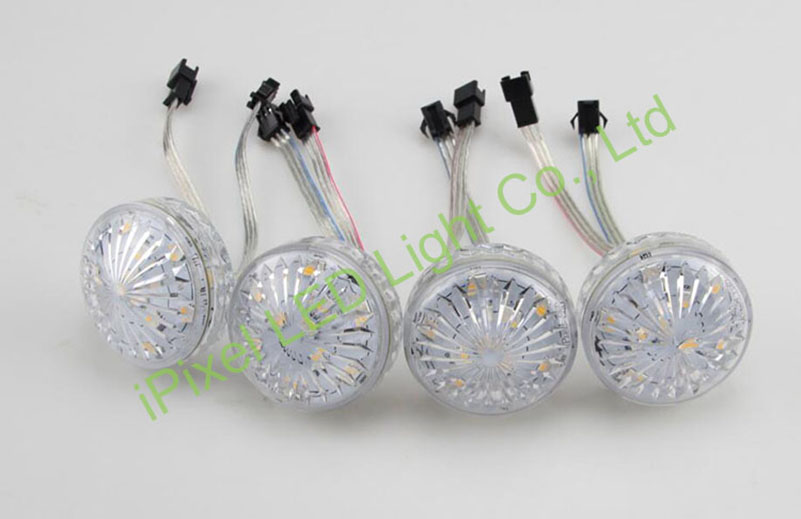 55mm Diameter RGBWW LED pixel light