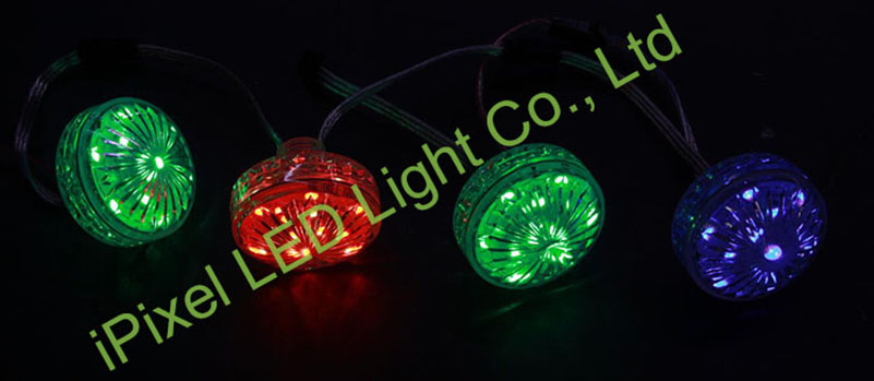 55mm Diameter RGBWW LED pixel light