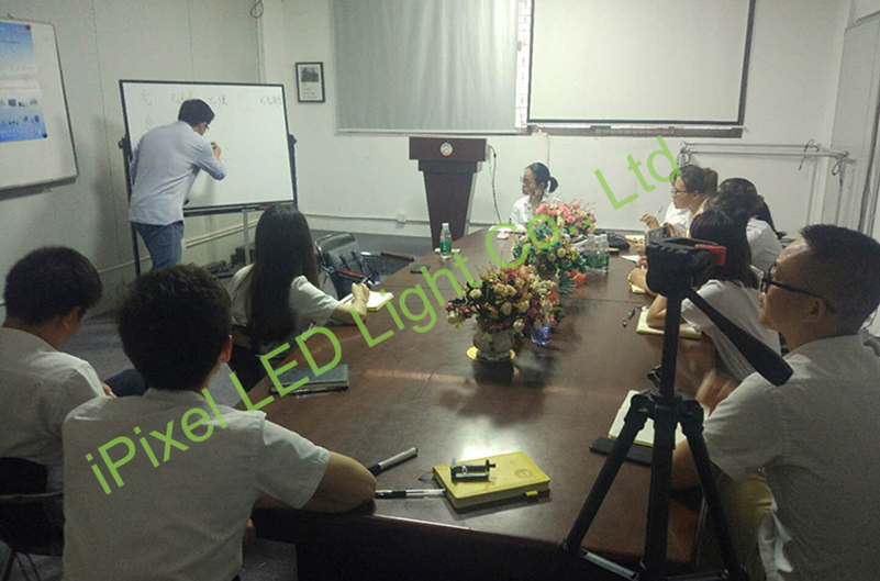 Integrating sphere and LED knowledge training