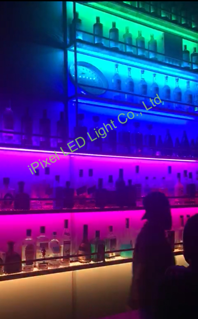 Colorful Liquor Cabinet