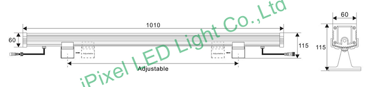 LED wall washer light W050 RGB series