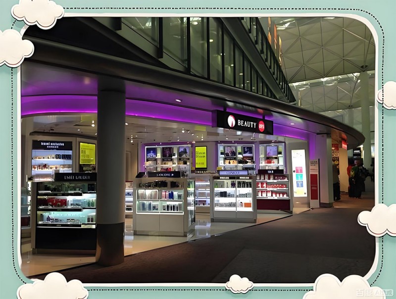 Beauty zone with cove and outline lighting