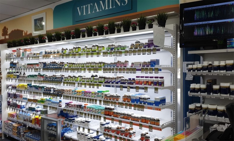 Pharmacy / Medicine Display Cabinet LED Lighting
