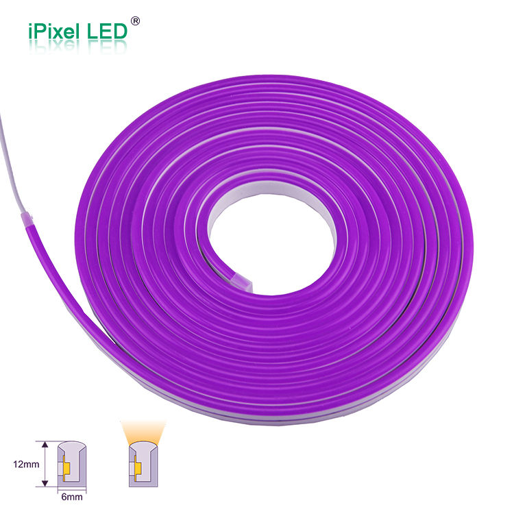 6x12mm Mini static color Side View LED Neon flex DC12V/DC24V