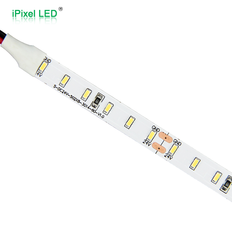 3014 8mm single color flex led strip 120LEDs/m DC24V