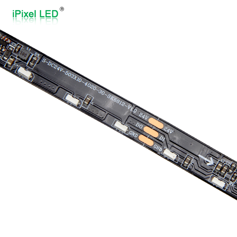 SK6812 RGB Side Emitting Addressable  LED Strip 60LEDs/m DC24V