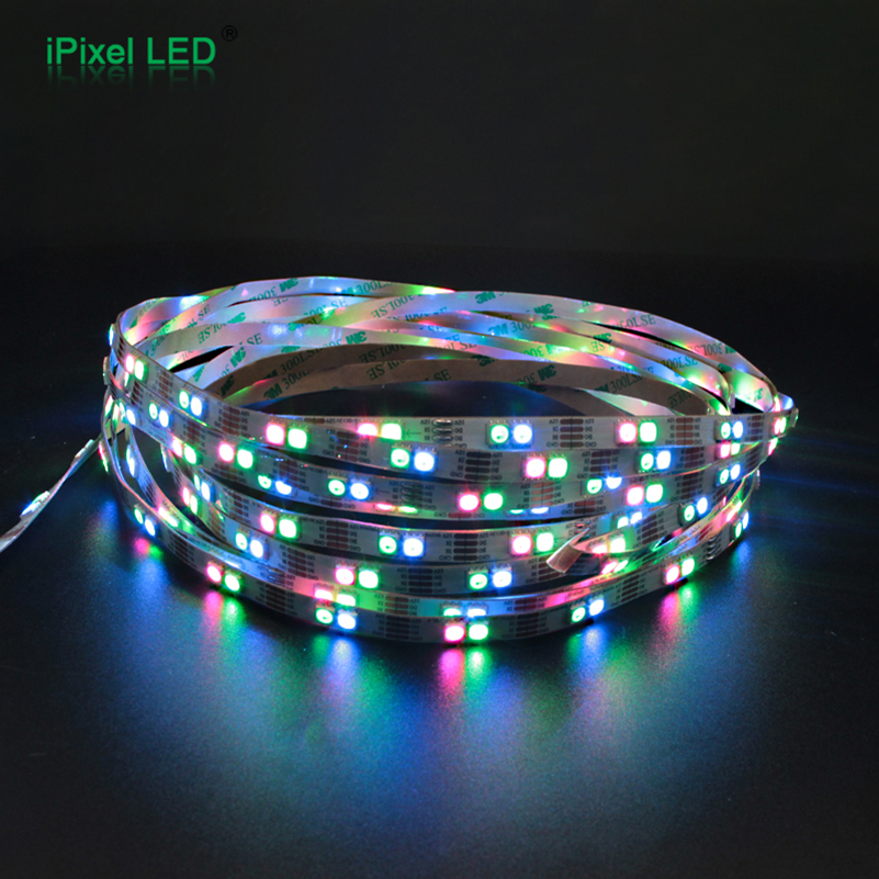 DC 12V dual signal addressable RGB LED Strip-60LEDs/m