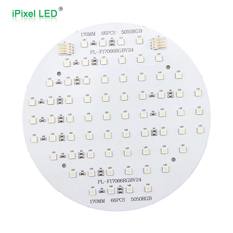 simple RGB disk / round matrix