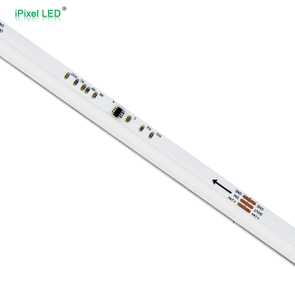 Side emitting digital RGB COB LED Strip 840LEDs/m DC24V