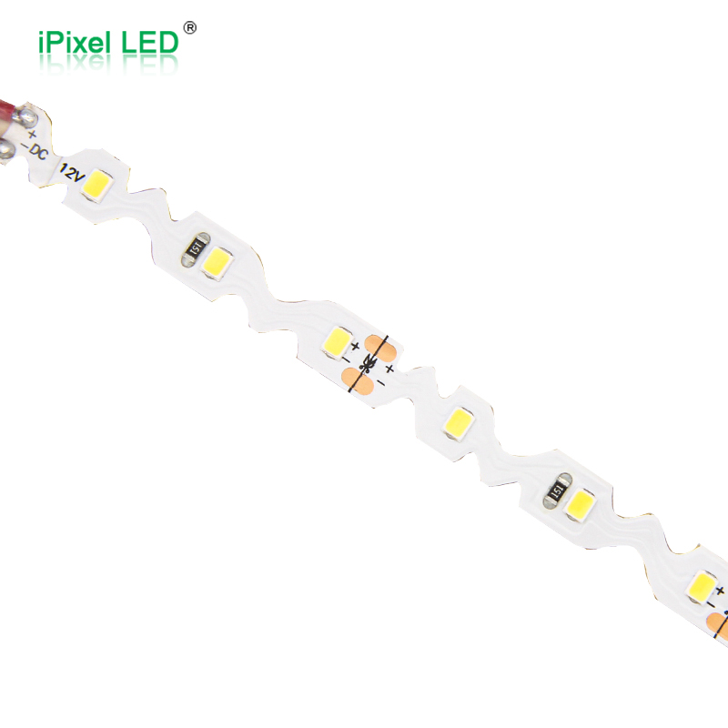 S Shape 8mm 2835 static color LED strip 60LEDs/m DC12V