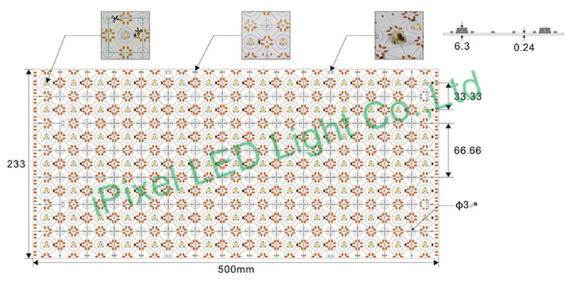 SMD 2835 Flexible LED Sheet