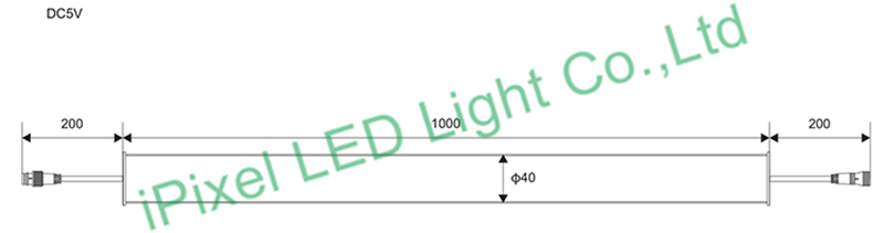 DMX LED Tube-16 Pixel