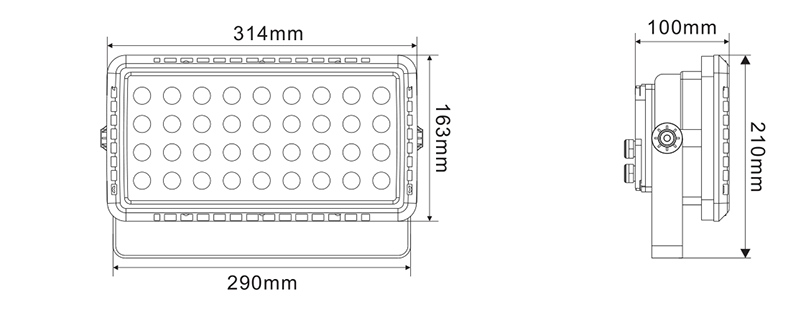 F001 RGBW LED Flood light