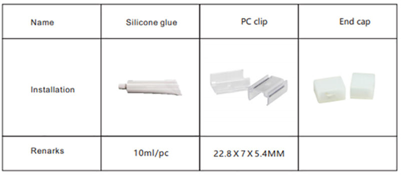 4x10mm side emitting led neon strip DC12V