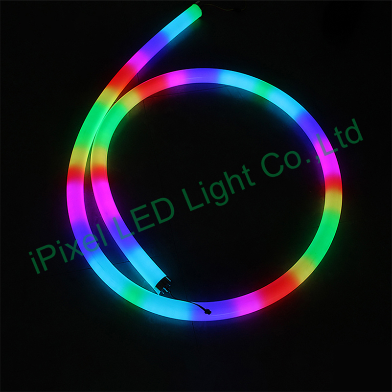 120 leds/m 360°view digital led neon tube