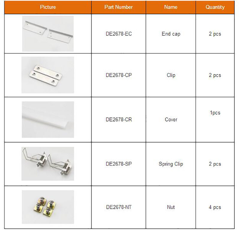 DE2678 Aluminum LED Profile